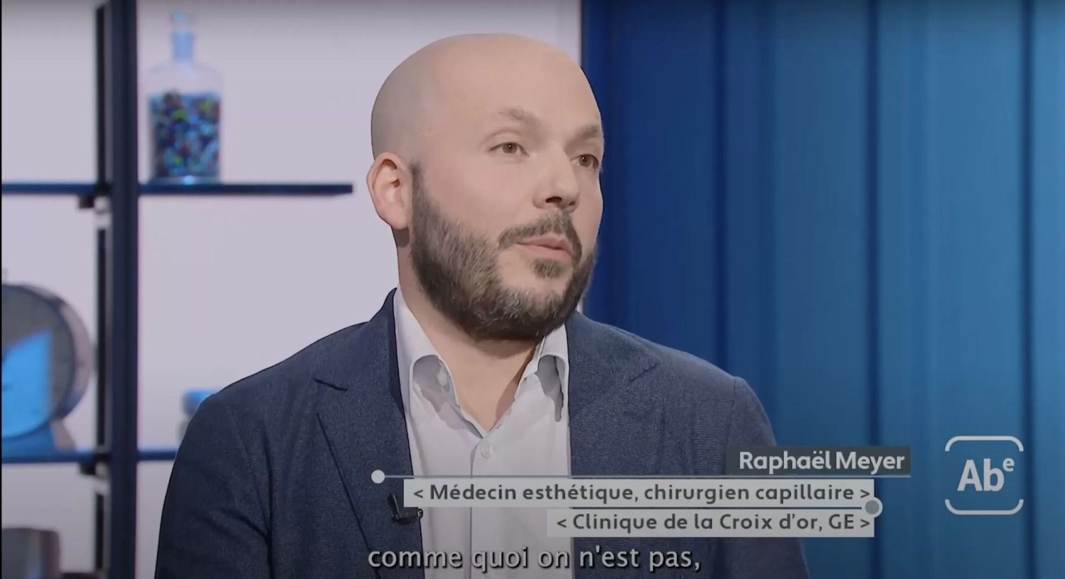 Interview RTS avec le Dr. Meyer sur la greffe capillaire