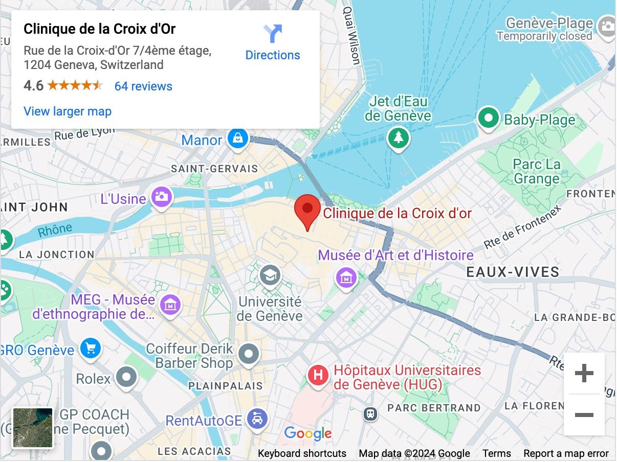 CLINIQUE ESTHETIQUE DE LA CROIX D’OR – Genève